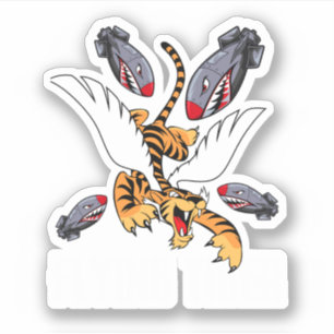 Funny Cool Tiger Flying Novelty Graphic. Perfect d