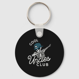 Funny Cool Uncles Club Shirt Funny Skeleton Uncle  Key Ring