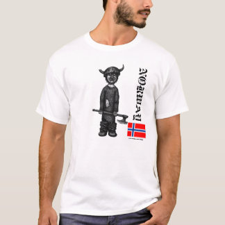Funny cool viking Norway t-shirt design