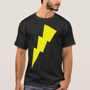 Funny Cool Yellow Lightning Bolt Sign Lights Race  T-Shirt