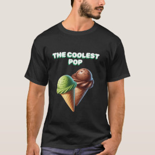 Funny Coolest Pop Pop Ice Cream T Shirt
