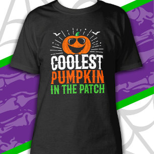 Funny Coolest Pumpkin In The Patch Halloween Party T-Shirt
