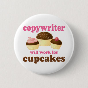 Funny Copywriter 6 Cm Round Badge