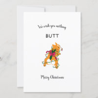 Funny corgi butt merry Christmas holidays