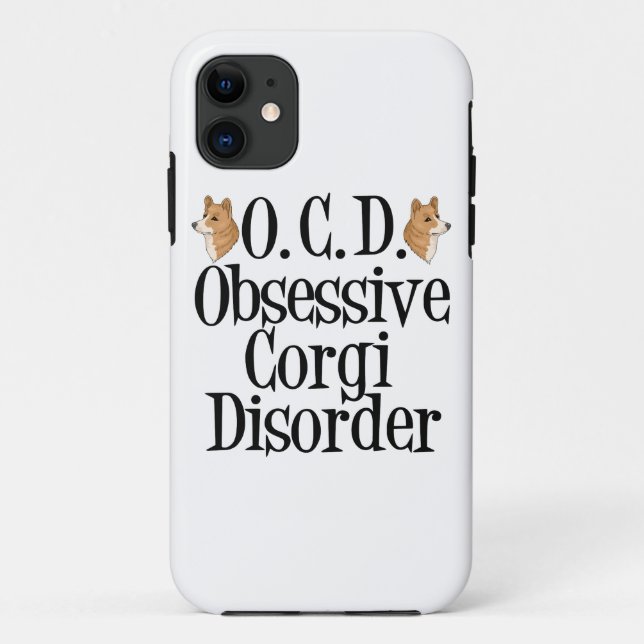 Funny Corgi Case-Mate iPhone Case (Back)