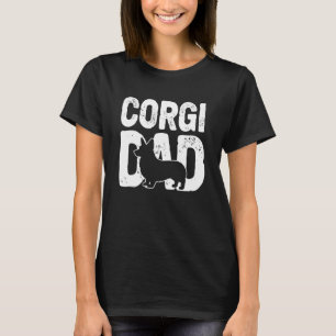 Funny Corgi Dad Dog Lover Welsh Corgi Father Dog O T-Shirt