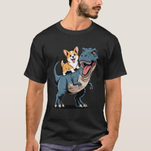 Funny Corgi Design for Boys Men Welsh Corgi Dog Lo T-Shirt