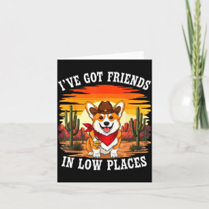 Funny Corgi Design For Men Women Kids Dog Welsh Co Card