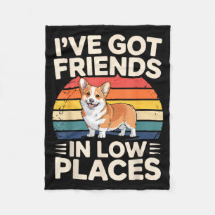 Funny Corgi Design For Men Women Kids Dog Welsh Co Fleece Blanket
