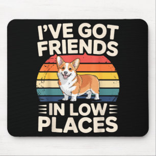 Funny Corgi Design For Men Women Kids Dog Welsh Co Mouse Pad
