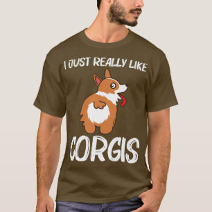 Funny Corgi Design For Men Women Pet Dog Animal Do T-Shirt