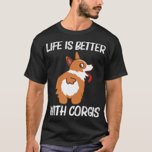 Funny Corgi Design For Men Women Pet Dog Animal Do T-Shirt