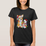 Funny Corgi Dog Christmas Tee Snowman Xmas Lights<br><div class="desc">Funny Corgi Dog Christmas Tee Snowman Xmas Lights Pajama</div>