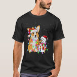 Funny Corgi Dog Christmas Tee Snowman Xmas Lights<br><div class="desc">Funny Corgi Dog Christmas Tee Snowman Xmas Lights Pajama</div>