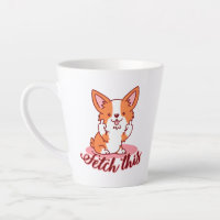 Funny Corgi Dog Middle Finger Fetch This