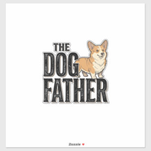 Funny Corgi Dogfather Vintage Engraving T-Shirt De
