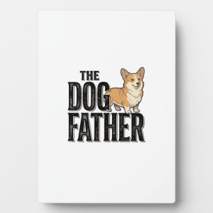Funny Corgi Dogfather Vintage Engraving T-Shirt De Plaque