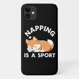 Funny Corgi Napping Is a Sport Dog Lover Case-Mate iPhone Case
