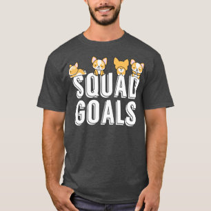 Funny Corgi Squad Goals T-Shirt