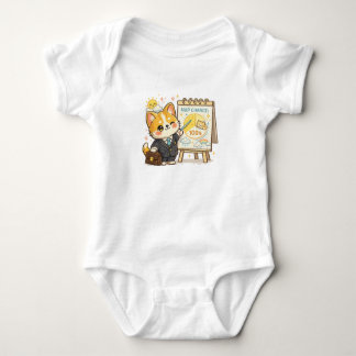 Funny Corgi Weather Nap Chance Baby Bodysuit