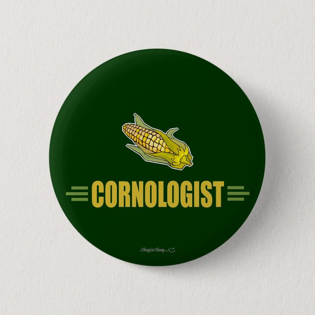 Funny Corn 6 Cm Round Badge (Front)