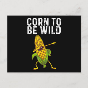 Funny Corn Gift for Men Women Corn On The Cob Cost Enclosure Card