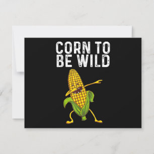 Funny Corn Gift for Men Women Corn On The Cob Cost Thank You Card