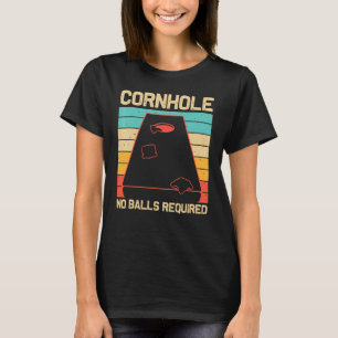 Funny Cornhole For Men Women Sack Toss Game Bean B T-Shirt