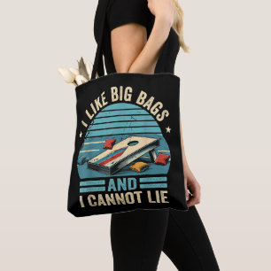 Funny Cornhole Player Saying I Like Big Bags 