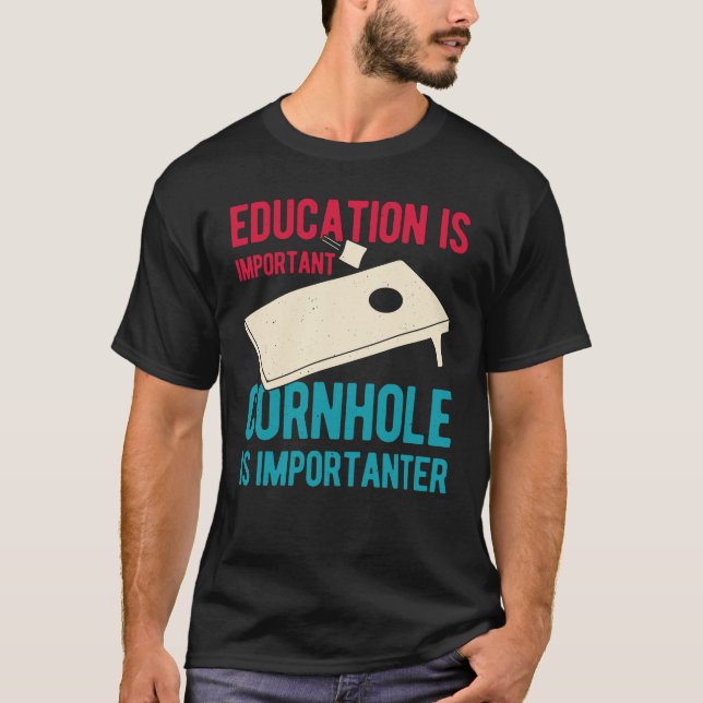 Funny Cornhole T-Shirt (Front)