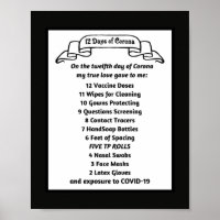 Funny Corona Gift Song: Twelve Days of Corona