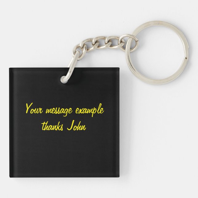 Funny Corporate HR Gifts  Coffee Mug Key Ring (Back)