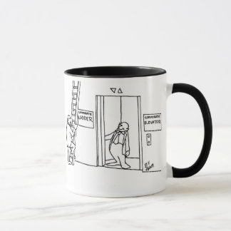 Funny "Corporate Ladder" Business Mug Gift