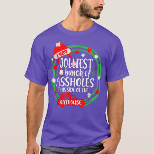Funny Costume Christmas Tree Truck Jolliest Bunch T-Shirt