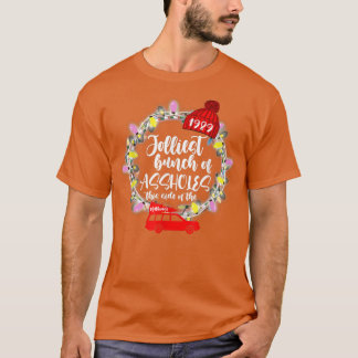 Funny Costume Christmas Tree Truck Jolliest Bunch  T-Shirt