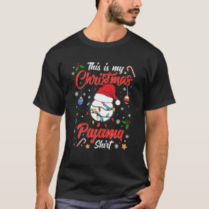 Funny Costume Family This Is My Christmas Baseball T-Shirt