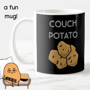 Funny "Couch Potato" Binge Watching Coffee Mug
