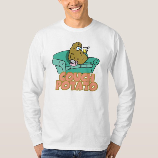 Funny Couch Potato T-Shirt (Front)