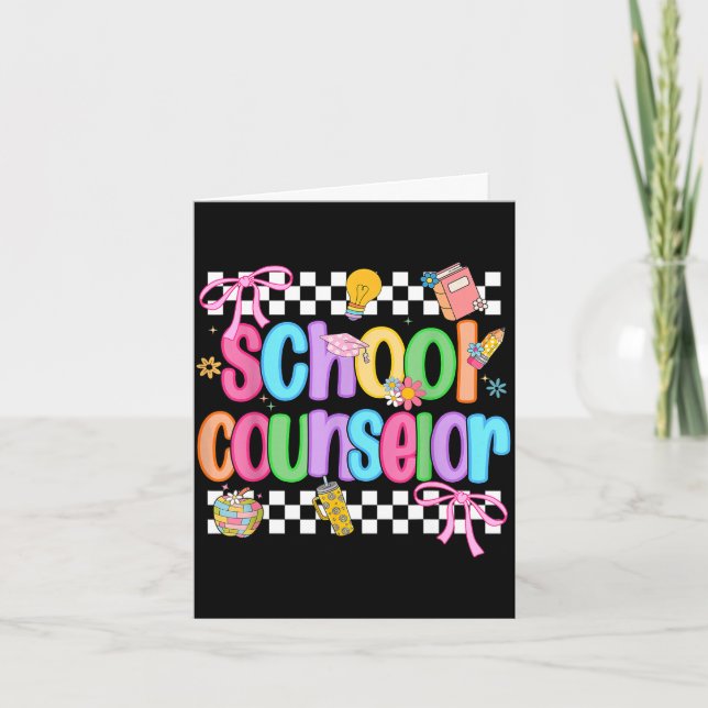 Funny counseior squad dream team back to school card (Front)