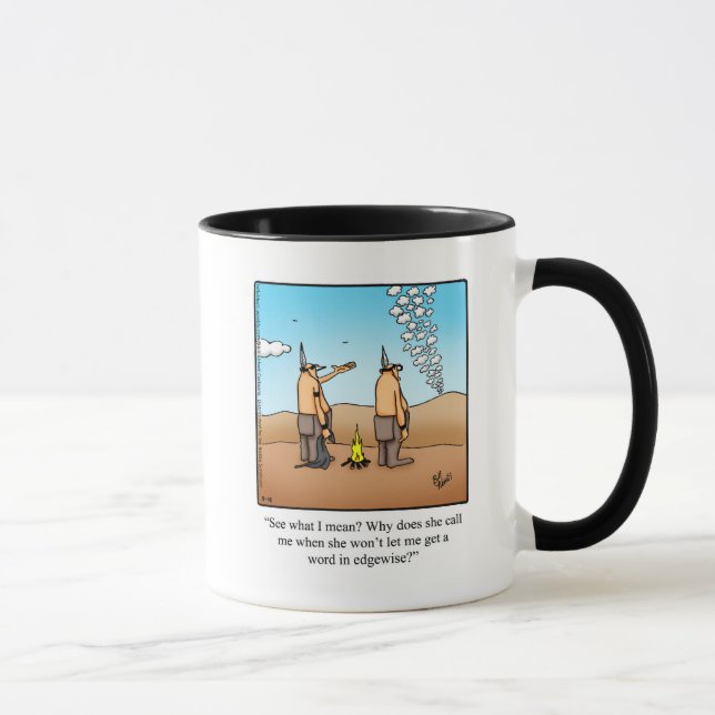 Funny Couple Humour Cartoon Mug Gift (Right)