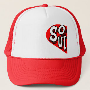 Funny couple matching hat, x2 ,Soul Mate Trucker Hat