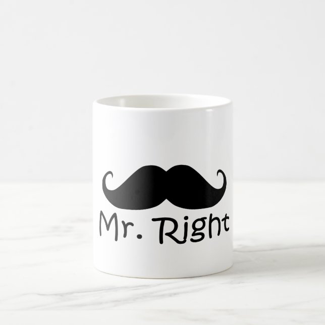funny couple mug set x2,mrs always right (Center)