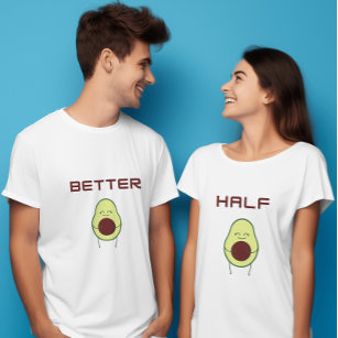 Funny Couple Shirt Better Half Men