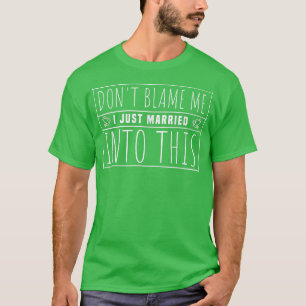 Funny Couples Newly Married Wedding Bride Groom Ma T-Shirt