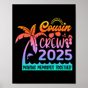 Funny Cousin Crew 2025 Summer Group Making Memorie Poster