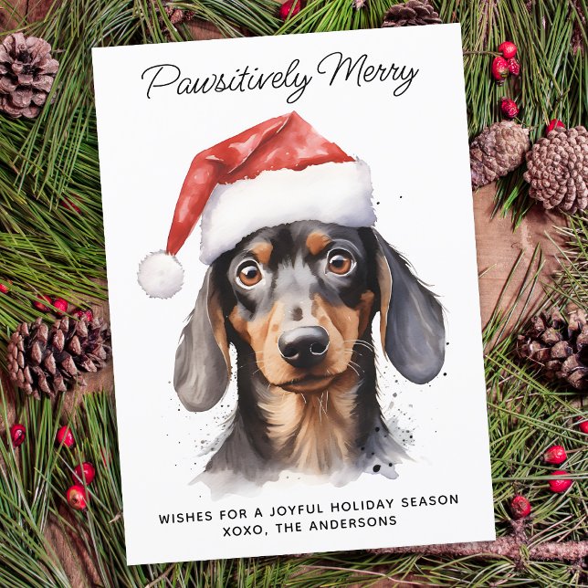 Funny Covid Face Mask Quarantine Dog Holiday Card (Creator Uploaded)