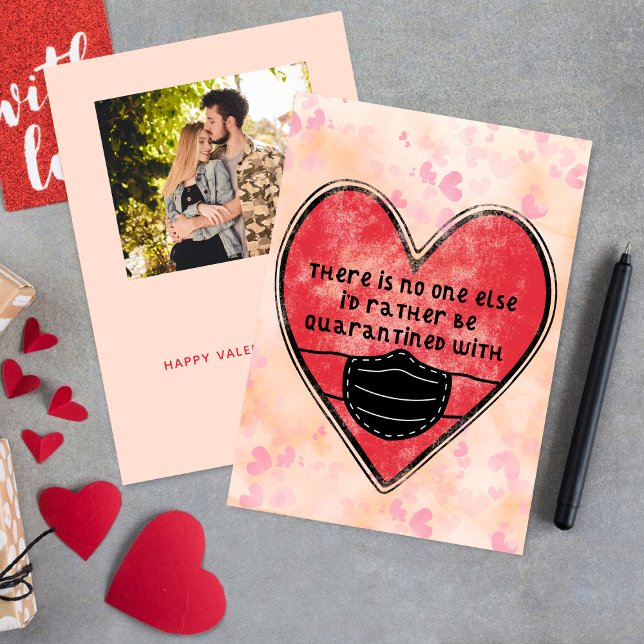 Funny Covid Quarantine Valentine's Day Holiday Card (Creator Uploaded)