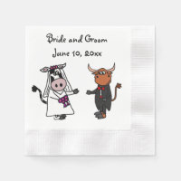 Funny Cow and Bull Wedding Design