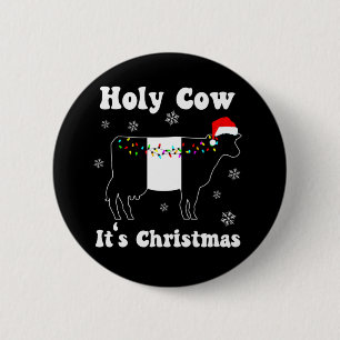 Funny cow belted Galloway Beltie gift 6 Cm Round Badge