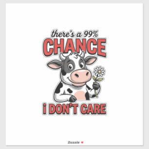 Funny Cow Chance I Don’t Care Vintage